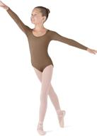 bloch girls dance meglio microlux long sleeve leotard: embrace elegance and flexibility logo