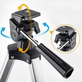 img 3 attached to 🔭 Versatile Astronomical Telescope: 70mm Aperture, 400mm AZ Mount, Ideal for Adults and Beginners, Portable with Backpack for Moon Gazing and Travel