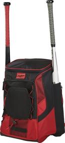 img 1 attached to Rawlings R600 S Players Backpack Scarlet