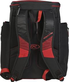 img 3 attached to Rawlings R600 S Players Backpack Scarlet