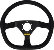 momo r1988_35s suede steering wheel logo