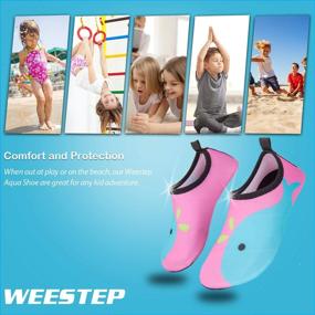 img 1 attached to 👧 WeeStep Kids Socks Toddler Athletic Shoes Girls' Shoes