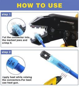 img 2 attached to 🔌 Haisstronica Spade Disconnect Connectors: Ideal for Electronics, Industrial, and Electrical Applications