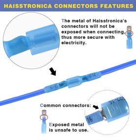 img 1 attached to 🔌 Haisstronica Spade Disconnect Connectors: Ideal for Electronics, Industrial, and Electrical Applications