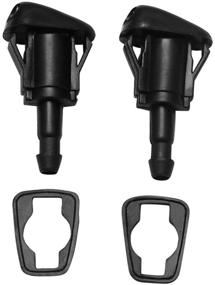 img 3 attached to 🧽 TOYO-TA S-CION LE-XUS 85381-AA010 Direct Replacement Front Windshield Washer Wiper Nozzle Spray Sub Assembly Pack of 2 - Efficient Cleaning Solution