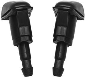 img 1 attached to 🧽 TOYO-TA S-CION LE-XUS 85381-AA010 Direct Replacement Front Windshield Washer Wiper Nozzle Spray Sub Assembly Pack of 2 - Efficient Cleaning Solution