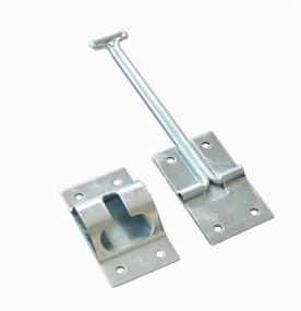 img 2 attached to 🚪 X-Haibei 6 Inches T Style Entry Door Latch Catch Holder: Durable Stainless Steel for RVs, Trailers & Cargo