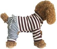 🐶 eastcities small dog pajamas: stylish puppy outfits for comfortable slumber логотип