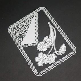 img 1 attached to 🌸 Lace Flower Metal Crafts Cutting Die Cuts - DIY Crafts Template for Sunday Card Making, Scrapbooking, and Paper Decoration - Maple Theme Lace Flower Scrapbook Cards Cutting Dies Stencils for DIY Embossing - Decorative Paper Dies for Scrapbooking Projects