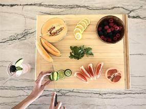 img 1 attached to 🔪 Optimize Your Kitchen with Pureboo's Premium Bamboo Pull-Out Cutting Board - Ideal Fit with 8 Sizes for Standard Slots