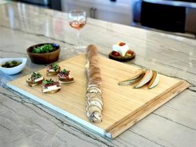 img 3 attached to 🔪 Optimize Your Kitchen with Pureboo's Premium Bamboo Pull-Out Cutting Board - Ideal Fit with 8 Sizes for Standard Slots