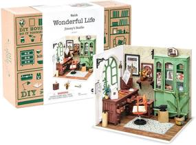 img 1 attached to 🏠 Rolife Miniature Dollhouse for Adults - Jimmy's Edition