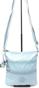 img 3 attached to 👜 Keiko Metallic Pewter Croc Women's Handbags & Wallets by Kipling: Enhancing Crossbody Bags