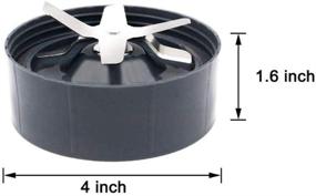 img 1 attached to 🔧 Nutribullet Blender Replacement Parts - Cups & Extractor Blade Replacement Parts for 600W/900W Models (18oz) - Compatible with Nutribullet