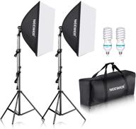 neewer 700w professional photography softbox kit: 24x24 inches/60x60 centimeters with e27 socket light - high-quality lighting solution logo