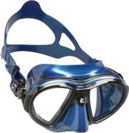 🤿 cressi premium low volume scuba diving mask for adults - crystal silicone, air: made in italy logo