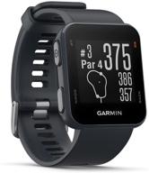 ⛳ enhance your golf game with the garmin approach s10 lightweight gps golf watch in granite blue logo