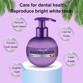 img 4 attached to 🦷 Intensive Stain Removal Whitening Toothpaste with Baking Soda for Effective Teeth Whitening, Decay Prevention, and Refreshing Natural Stain Removal