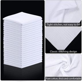 img 2 attached to Handkerchiefs Cotton Classic Pocket Hankies