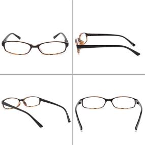 img 3 attached to IVNUOYI 6 Pack Blue Light Blocking Reading Glasses with Spring Hinges, Lightweight Colors Readers for Women, Anti Glare UV Computer Eyeglasses 2.0