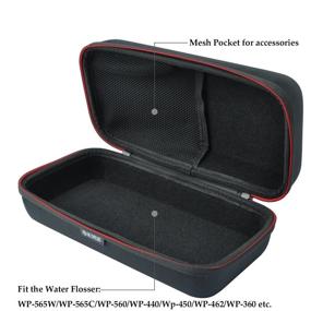 img 2 attached to 🧳 Durable HESPLUS EVA Travel Case for Waterpik Waterflosser: Protect and Carry Your WP-450 WP-440 WP-560 WP-565W/WP-565C Cordless Flosser & Nano Sonic Toothbrush