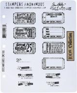 🖌️ tim holtz odds and ends large cling rubber stamp set by stampers anonymous logo