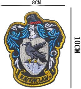 img 2 attached to ODSP Compatible Ravenclaw House Hogwarts Crest Logo Patch - Hook and Loop Backing, Embroidered Decoration Appliques for Tactical Military Morale, Emblem Badges, Sign