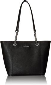 img 4 attached to Calvin Klein Hayden Saffiano Leather Women's Handbags & Wallets