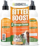 🐶 fur goodness sake bitter apple spray: effective anti chew spray for dogs - natural lemongrass formula - visible results in just 3 weeks logo