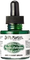 🎨жидкие акриловые краски dr. ph. martin's spectralite - лесно-зеленый, 1.0 унция (22pc) - живопись высокого качества из частной коллекции логотип