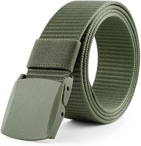 img 4 attached to JASGOOD Breathable Military Tactical Plastic Men's Accessories in Belts