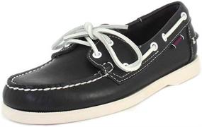 img 4 attached to 👞 Мужские темно-коричневые мокасины Sebago Docksides