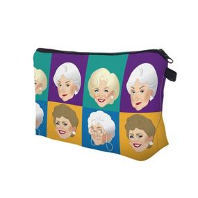 img 3 attached to 👝 Cosmetic Bag MRSP - Golden Girls Makeup Bags for Women, Small Travel Pouch for Toiletries, Waterproof (52338)