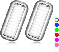 basiker bs1 морской светодиодный светильник для лодки (2x1200lm 27led) логотип