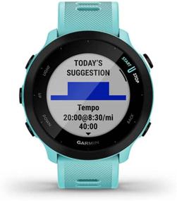 img 3 attached to Garmin Forerunner 55 Aqua - GPS Running Watch with Daily Suggested Workouts and Up to 2 Weeks Battery Life