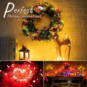 img 2 attached to 🌈 Fairy Lights Color Changing: 33 FT 100 LED String Lights with Remote Control for Bedroom, Party, and Outdoor Decor - Waterproof Twinkle Lights