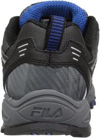 img 2 attached to Уличная обувь для бега Fila унисекс: Castlerock Metallic для мальчиков.