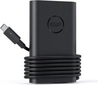 ayneff 65w usb-c laptop charger - compatible with dell xps 13, chromebook, latitude - powerful type c power cord (0jynw, 2ykof included) logo