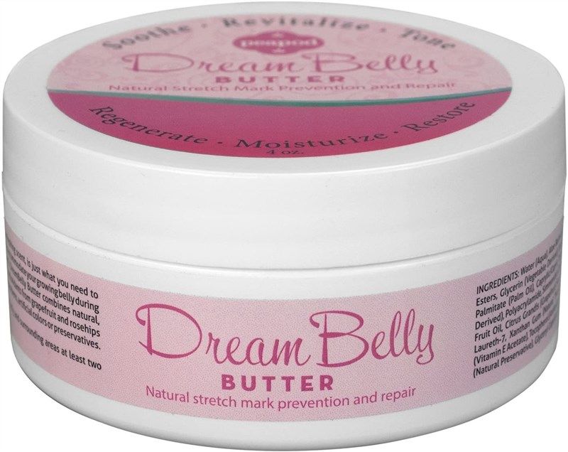 dreambelly stretch butter marks natural 로고