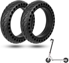 img 4 attached to 🛴 Jesdoo Solid Tire Replacement for Electric Scooters Xiaomi M365 / Gotrax GXL V2 - 8.5 Inch Explosion-Proof Solid Tire Replacement for Scooter Wheels