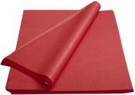 🎁 480 sheets bulk pack red tissue paper gift wrap - 15" x 20" - ream of wrapping tissue paper for scrapbooking, art & crafts, christmas gifts, and more! logo