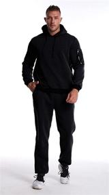 img 1 attached to Insenver Sweatsuits Tracksuits Athletic Jogging Outdoor Recreation