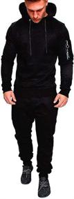 img 4 attached to Insenver Sweatsuits Tracksuits Athletic Jogging Outdoor Recreation