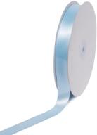 🎀 versatile creative ideas satin ribbon – 7/8" x 100 yd, light blue: exceptional quality and endless crafting possibilities logo