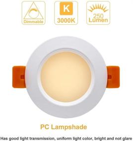 img 1 attached to 💡 Enhance your Ambiance with the YGS-Tech 2 Inch Dimmable LED Recessed Lighting Downlight