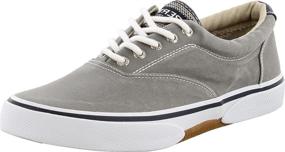 img 4 attached to Sperry Men's Halyard CVO Grey Shoes - Comfortable and Stylish Footwear for Men