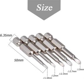 img 1 attached to Mesee Magnetic Triangle Screwdriver Triangular