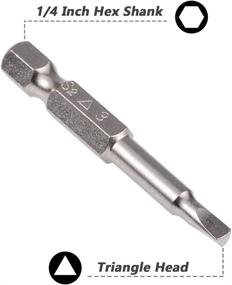 img 2 attached to Mesee Magnetic Triangle Screwdriver Triangular