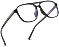 👓 unisex eyewear with blue light blocking for gaming, eyestrain reduction - gaming glasses frames logo