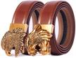 ratchet belts genuine leather adjustable logo